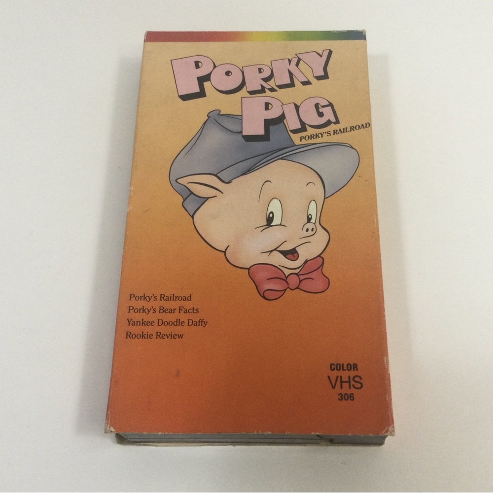 Porky Pig Porky’s Railroad Pre-Owned VHS Tape